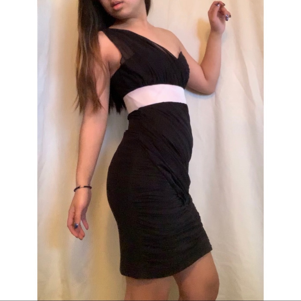 One strapped little black dress